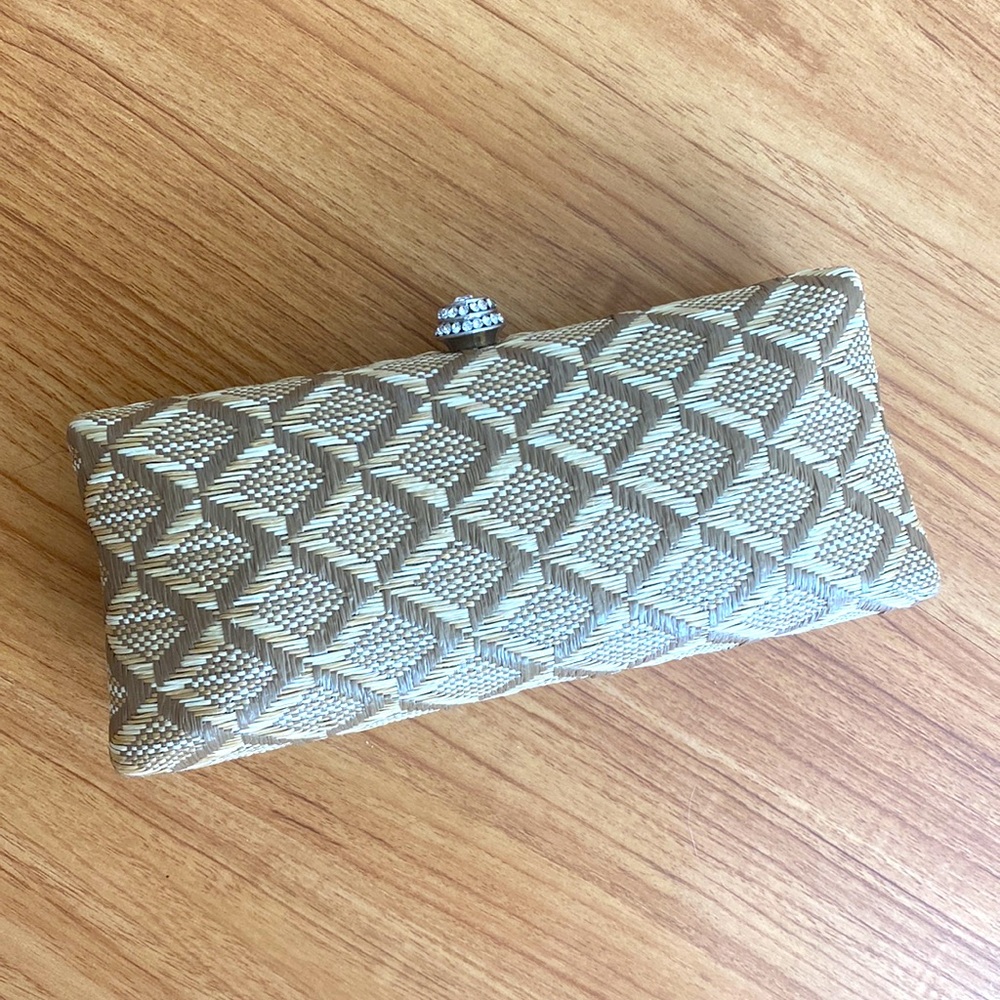 Boho Straw Clutch